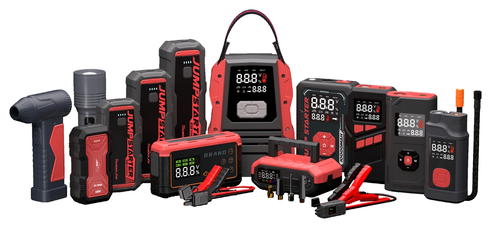 CHL jump starter full product lineup